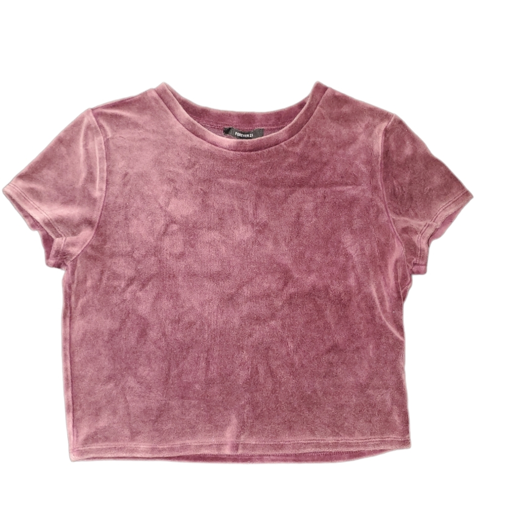 Plum Crop Top